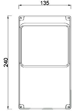 Rozdzielnia budowlana elektryczna RBS C3 1632 WR C31632_tech