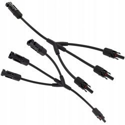 ZŁĄCZE KONEKTOR MC4 POTRÓJNY RÓWNOLEGŁY IP67 2szt