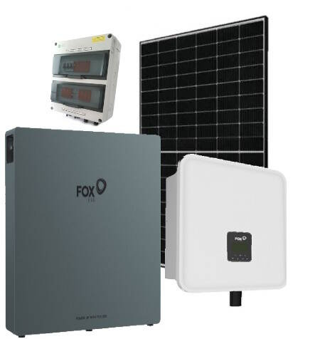 UFO10パネル Zestaw hybrydowy PV do 10 kW Ja Solar 500W + FOXESS H3-10,0 + EP11