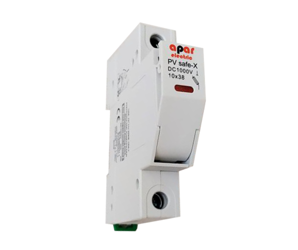 Bezpiecznik PV topikowy 25A DC 10×38 podstawa bezpiecznikowa