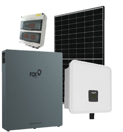Zestaw hybrydowy PV do 6 kW Ja Solar 500W + FOXESS H3-8,0 + EP11