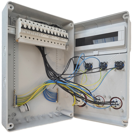 Rozdzielnia budowlana elektryczna RBD D7W