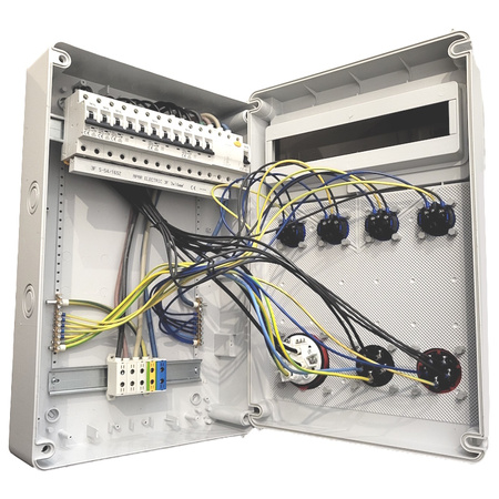 Rozdzielnia budowlana elektryczna RBD D7WR